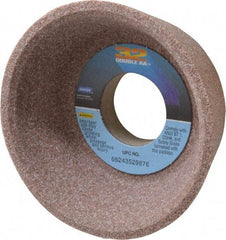 Norton - 4" Diam, 1-1/4" Hole Size, 1-1/2" Overall Thickness, 60 Grit, Type 11 Tool & Cutter Grinding Wheel - Medium Grade, Aluminum Oxide, K Hardness, Vitrified Bond, 5,730 RPM - USA Tool & Supply