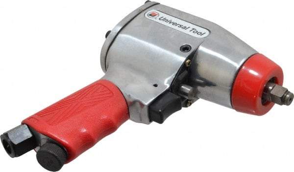 Universal Tool - 3/8" Drive, 10,000 RPM, 75 Ft/Lb Torque Impact Wrench - Pistol Grip Handle, 7.5 CFM, 90 psi, 1/4" NPT Inlet - USA Tool & Supply