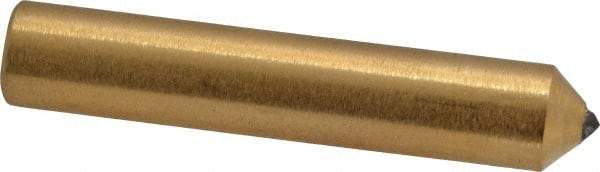 Norton - 1/4 Carat Single Point Diamond Dresser - 2" Long x 3/8" Shank Diam - USA Tool & Supply