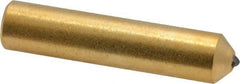 Norton - 1/4 Carat Single Point Diamond Dresser - 2" Long x 7/16" Shank Diam - USA Tool & Supply