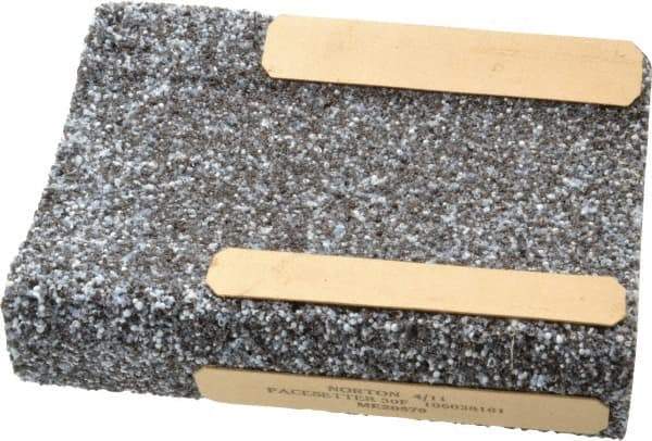 Norton - 5" Wide x 6" High x 1-1/2" Thick Grinding Segment - 30 Grit, Hardness F, Blue Print No. ME20579 - USA Tool & Supply