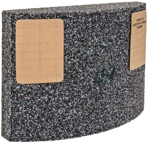 Norton - 11-1/4" Wide x 8" High x 3" Thick Grinding Segment - 24 Grit, Hardness F, Blue Print No. ME100703B - USA Tool & Supply