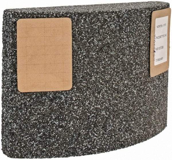 Norton - 11-1/4" Wide x 8" High x 3" Thick Grinding Segment - 24 Grit, Hardness G, Blue Print No. ME100703B - USA Tool & Supply
