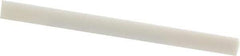 Norton - 3" Long x 1/4" Wide x 1/4" Thick, Novaculite Sharpening Stone - Triangle, Ultra Fine Grade - USA Tool & Supply