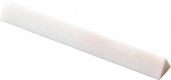 Norton - 3" Long x 3/8" Wide x 3/8" Thick, Novaculite Sharpening Stone - Triangle, Ultra Fine Grade - USA Tool & Supply