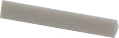 Norton - 3" Long x 1/2" Wide x 1/2" Thick, Novaculite Sharpening Stone - Triangle, Ultra Fine Grade - USA Tool & Supply