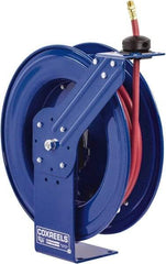 CoxReels - 75' Spring Retractable Hose Reel - 300 psi, Hose Included - USA Tool & Supply