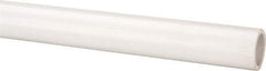 Made in USA - 3/4" Pipe, 5' Long PVC Unthreaded Plastic Pipe Nipple - 480 Max psi, 0.81" ID x 1.05" OD, Schedule 40, White - USA Tool & Supply