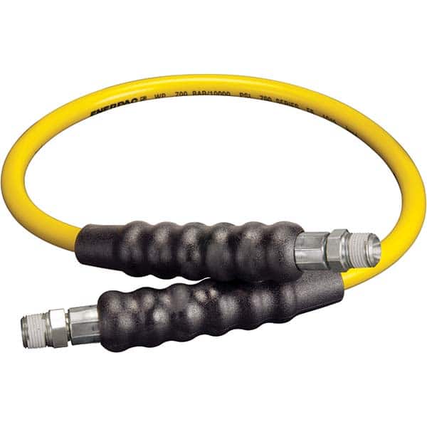 Enerpac - Hydraulic Pump Hose Inside Diameter (Inch): 0.25 Hose Length (Feet): 3.00 - USA Tool & Supply