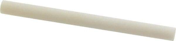 Norton - 3" Long x 1/4" Diam x 1/4" Thick, Novaculite Sharpening Stone - Round, Ultra Fine Grade - USA Tool & Supply
