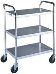 Lakeside - 500 Lb Capacity, 23" Wide x 36" Long x 37" High Standard Utility Cart - USA Tool & Supply