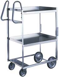 Lakeside - 300 Lb Capacity, 19" Wide x 31-1/8" Long x 34-1/8" High Ergonomic Utility Cart - USA Tool & Supply