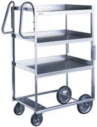 Lakeside - 700 Lb Capacity, 18-5/8" Wide x 35-3/8" Long x 43" High Ergonomic Utility Cart - USA Tool & Supply