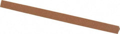 Norton - 4" Long x 1/4" Wide x 1/4" Thick, Aluminum Oxide Sharpening Stone - Triangle, Medium Grade - USA Tool & Supply