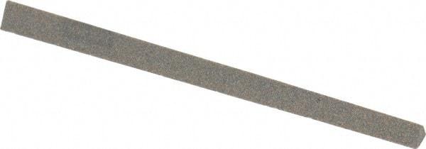 Norton - 4" Long x 1/4" Wide x 1/4" Thick, Aluminum Oxide Sharpening Stone - Triangle, Coarse Grade - USA Tool & Supply