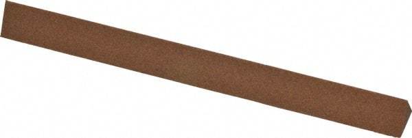 Norton - 4" Long x 3/8" Wide x 3/8" Thick, Aluminum Oxide Sharpening Stone - Triangle, Medium Grade - USA Tool & Supply