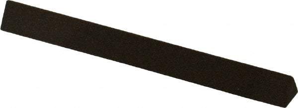 Norton - 4" Long x 3/8" Wide x 3/8" Thick, Aluminum Oxide Sharpening Stone - Triangle, Coarse Grade - USA Tool & Supply