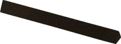 Norton - 4" Long x 3/8" Wide x 3/8" Thick, Aluminum Oxide Sharpening Stone - Triangle, Coarse Grade - USA Tool & Supply