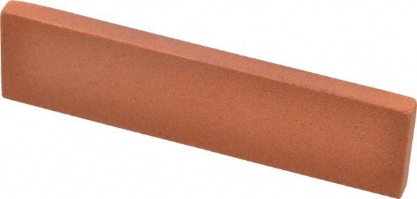 Norton - 4" Long x 1" Wide x 1/4" Thick, Aluminum Oxide Sharpening Stone - Rectangle, Fine Grade - USA Tool & Supply