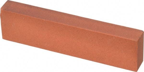 Norton - 4" Long x 1" Wide x 1/2" Thick, Aluminum Oxide Sharpening Stone - Rectangle, Fine Grade - USA Tool & Supply