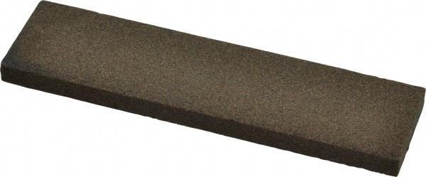 Norton - 4" Long x 1" Wide x 1/4" Thick, Aluminum Oxide Sharpening Stone - Rectangle, Coarse Grade - USA Tool & Supply
