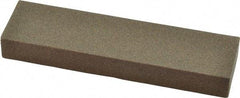 Norton - 4" Long x 1" Wide x 1/2" Thick, Aluminum Oxide Sharpening Stone - Rectangle, Coarse Grade - USA Tool & Supply