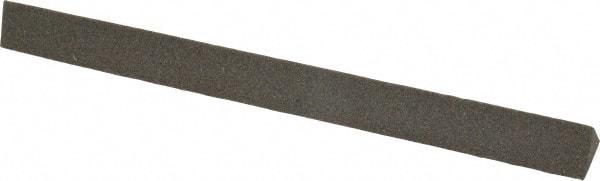 Norton - 6" Long x 1/2" Wide x 1/2" Thick, Aluminum Oxide Sharpening Stone - Triangle, Coarse Grade - USA Tool & Supply