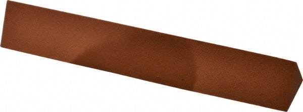 Norton - 6" Long x 1" Wide x 1" Thick, Aluminum Oxide Sharpening Stone - Triangle, Fine Grade - USA Tool & Supply