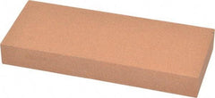 Norton - 5" Long x 2" Wide x 5/8" Thick, Aluminum Oxide Sharpening Stone - Rectangle, Medium Grade - USA Tool & Supply