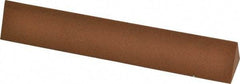 Norton - 6" Long x 1" Wide x 1" Thick, Aluminum Oxide Sharpening Stone - Triangle, Medium Grade - USA Tool & Supply