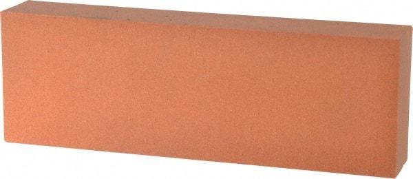 Norton - 6" Long x 2" Wide x 1" Thick, Aluminum Oxide Sharpening Stone - Rectangle, Fine Grade - USA Tool & Supply