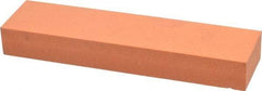 Norton - 8" Long x 2" Wide x 1" Thick, Aluminum Oxide Sharpening Stone - Rectangle, Fine Grade - USA Tool & Supply