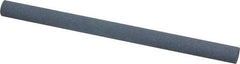 Norton - 4" Long x 1/4" Diam x 1/4" Thick, Silicon Carbide Sharpening Stone - Round, Fine Grade - USA Tool & Supply