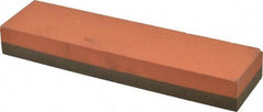 Norton - 8" Long x 2" Wide x 1" Thick, Aluminum Oxide Sharpening Stone - Rectangle, Coarse, Fine Grade - USA Tool & Supply