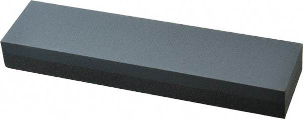 Norton - 8" Long x 2" Wide x 1" Thick, Silicon Carbide Sharpening Stone - Rectangle, Coarse, Fine Grade - USA Tool & Supply