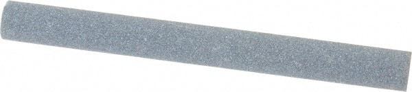 Norton - 4" Long x 3/8" Diam x 3/8" Thick, Silicon Carbide Sharpening Stone - Round, Medium Grade - USA Tool & Supply