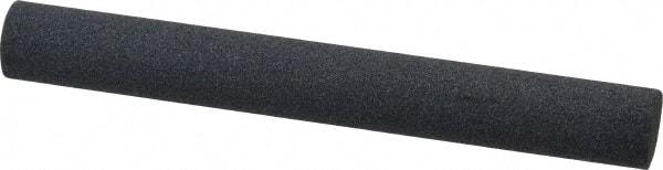 Norton - 4" Long x 1/2" Diam x 1/2" Thick, Silicon Carbide Sharpening Stone - Round, Medium Grade - USA Tool & Supply