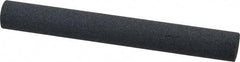 Norton - 4" Long x 1/2" Diam x 1/2" Thick, Silicon Carbide Sharpening Stone - Round, Medium Grade - USA Tool & Supply
