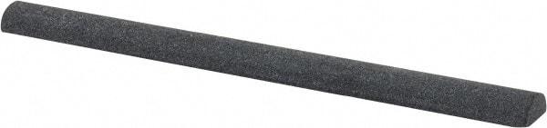 Value Collection - Half Round, Silicon Carbide, Toolroom Finishing Stick - 4" Long x 3/8" Wide, Fine Grade - USA Tool & Supply