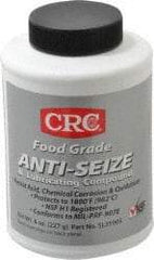 CRC - 8 oz Bottle High Temperature Anti-Seize Lubricant - Aluminum, -65 to 1,800°F, Opaque Off-White, Food Grade, Water Resistant - USA Tool & Supply