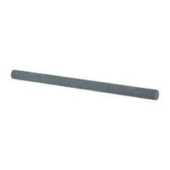 Value Collection - Round, Silicon Carbide, Toolroom Finishing Stick - 4" Long x 1/4" Wide, Medium Grade - USA Tool & Supply