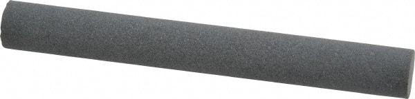 Value Collection - Round, Silicon Carbide, Toolroom Finishing Stick - 4" Long x 1/2" Wide, Fine Grade - USA Tool & Supply