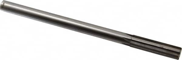 Made in USA - 0.604" Carbide-Tipped 6 Flute Chucking Reamer - USA Tool & Supply