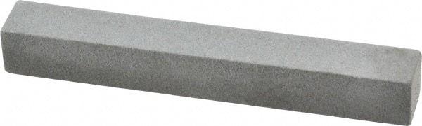 Value Collection - Square, Aluminum Oxide, Toolroom Finishing Stick - 4" Long x 1/2" Wide x 1/2" Thick, Medium Grade - USA Tool & Supply