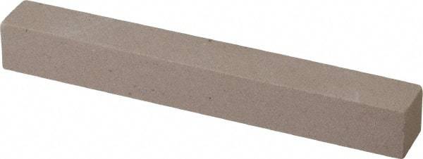 Value Collection - Square, Aluminum Oxide, Toolroom Finishing Stick - 4" Long x 1/2" Wide x 1/2" Thick, Fine Grade - USA Tool & Supply