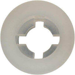 Made in USA - #4 Screw, 0.102" ID, Nylon Internal Tooth Lock Washer - 17/64" OD, Grade 6/6 - USA Tool & Supply