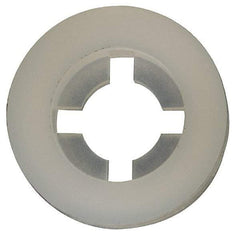 Made in USA - #6 Screw, 0.128" ID, Nylon Internal Tooth Lock Washer - 21/64" OD, Grade 6/6 - USA Tool & Supply
