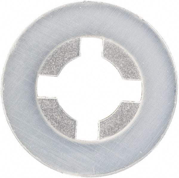 Made in USA - #8 Screw, 0.152" ID, Nylon Internal Tooth Lock Washer - 25/64" OD, Grade 6/6 - USA Tool & Supply