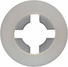 Made in USA - #10 Screw, 0.177" ID, Nylon Internal Tooth Lock Washer - 29/64" OD, Grade 6/6 - USA Tool & Supply