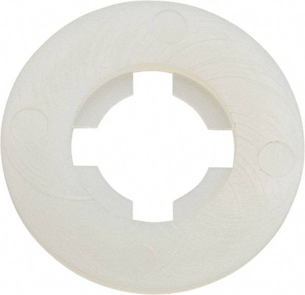 Made in USA - 7/16" Screw, 0.41" ID, Nylon Internal Tooth Lock Washer - 1-1/32" OD, Grade 6/6 - USA Tool & Supply